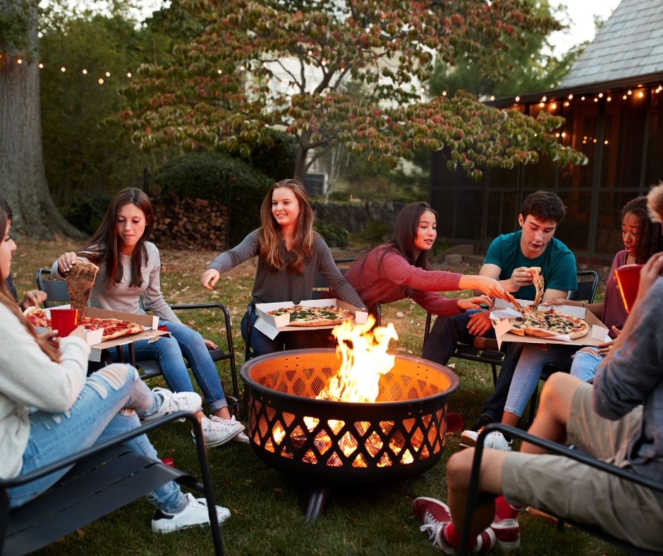 fire pit hangout