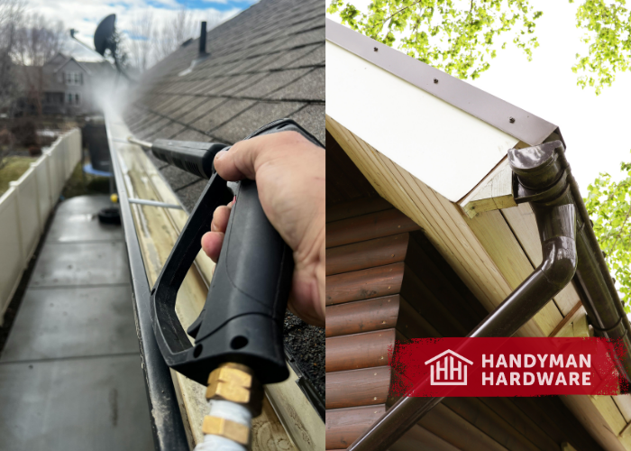 Power Washing Gutters